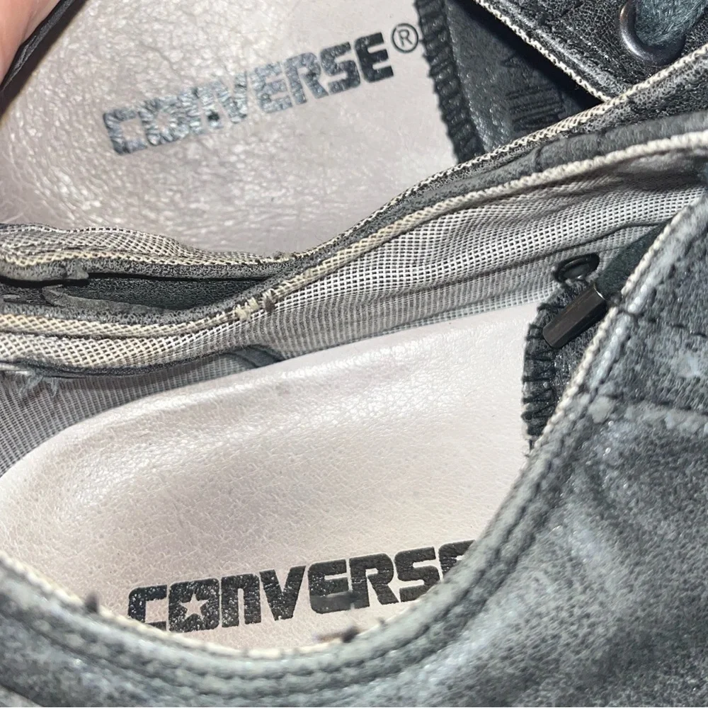 Converse Leather Low Top Sneakers Unisex Size 11 Men’s / 13 Women’s - Picture 7 of 8